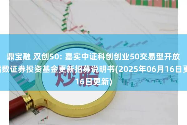 鼎宝融 双创50: 嘉实中证科创创业50交易型开放式指数证券投资基金更新招募说明书(2025年06月16日更新)